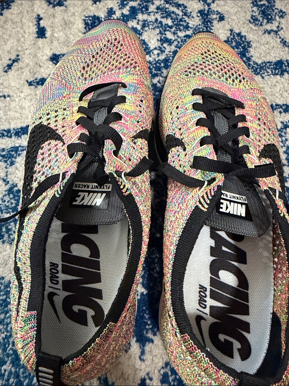 Nike Flyknit Racer Multicolor Men’s - Picture 6 of 6